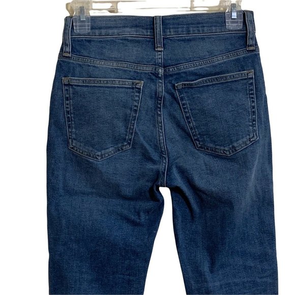 J. Crew 10" Highest-Rise Toothpick Jeans Size 25 Saybrook Wash - Picture 5 of 8